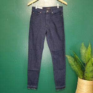 Banana Republic High Rise Skinny Jean Dark Wash 27